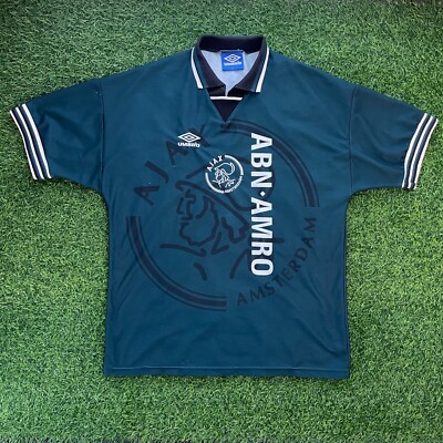 アヤックス　旧ユニフォーム　UMBRO Vintage! Ajax 1995 Away Jersey Shirt Kit - Umbro Official - Size L