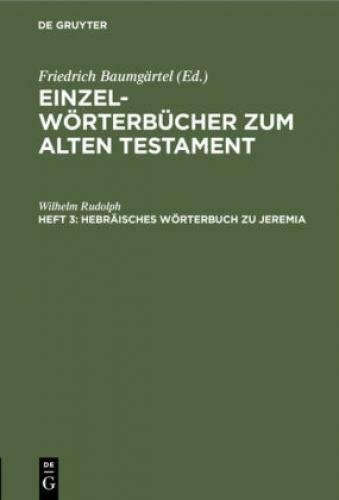 Thumbnail - Hebräisches Wörterbuch Zu Jeremia 6745