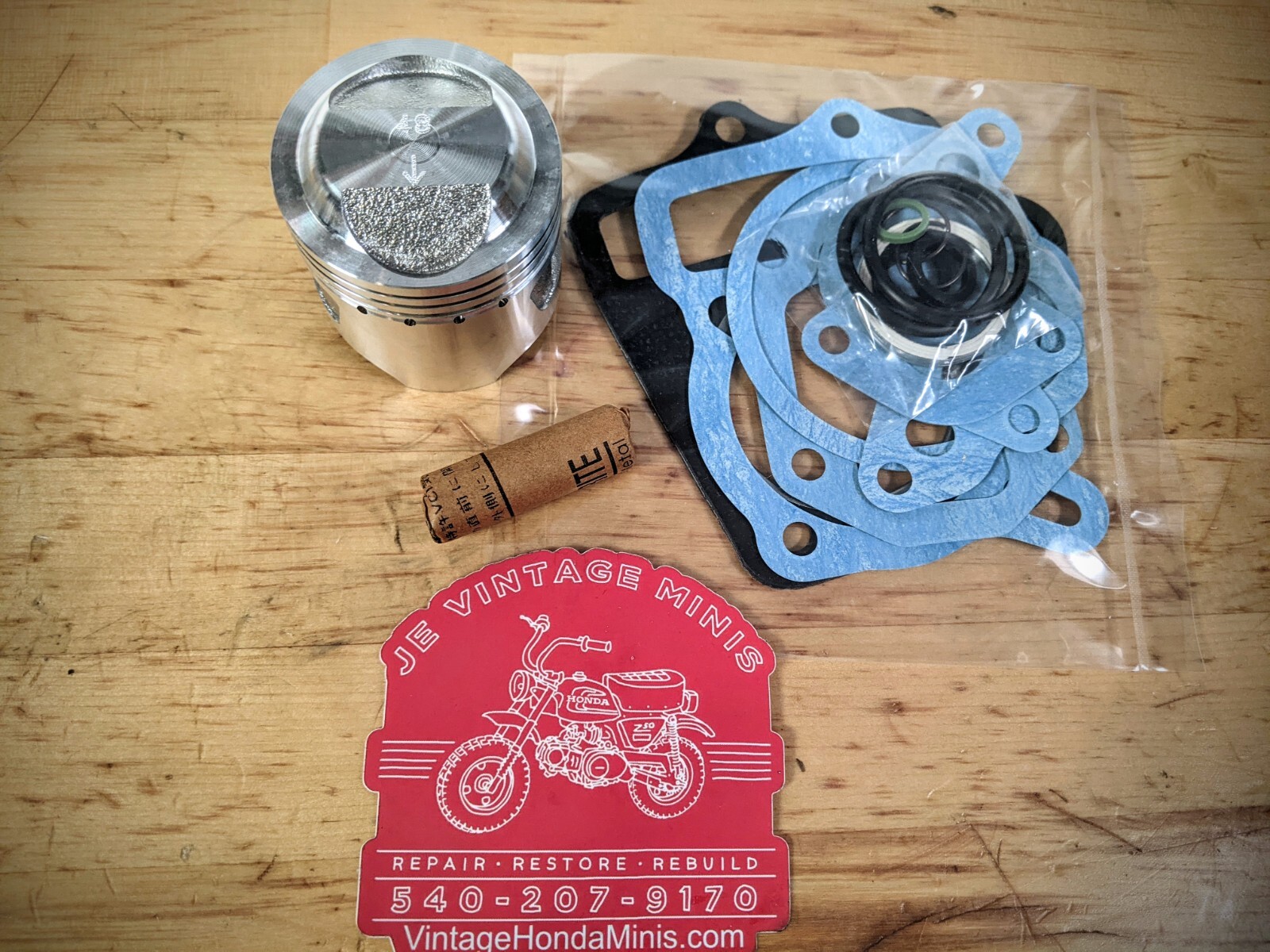 Kitaco 75cc Performance Cheater Cylinder Kit For OEM Head Honda Z50