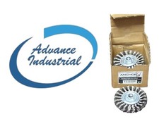 Anchor 4" Knot Wheel Brush Stainless .014 Wire 4K58S.1 &ndash; Box of 5 &ndash; New