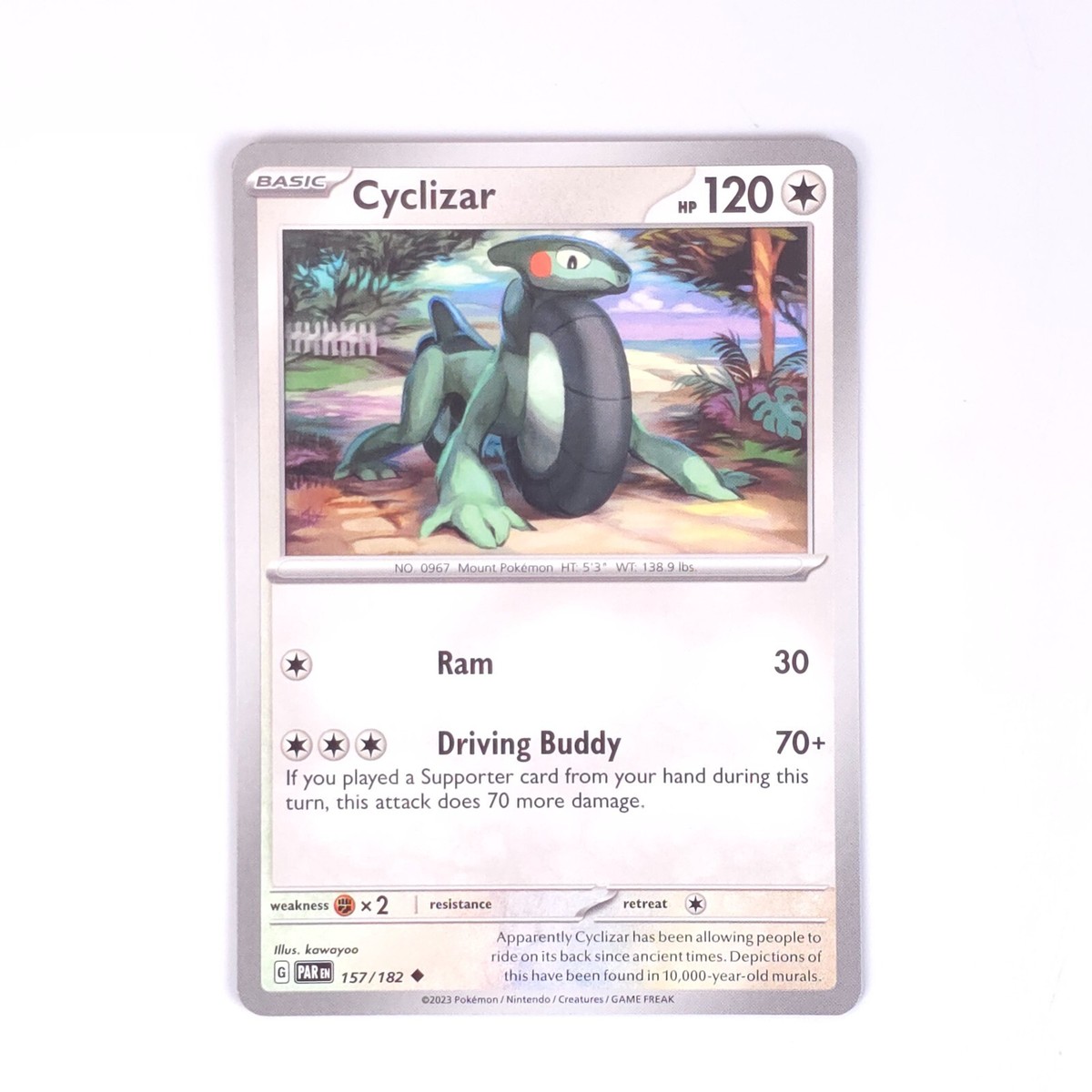 Cyclizar 157/182 Pokemon SV04: Paradox Rift Uncommon NM | eBay