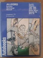 AUSTIN ALLEGRO 1100/1300/1500/1750 1973-75 AUTOBOOKS WORKSHOP MANUAL