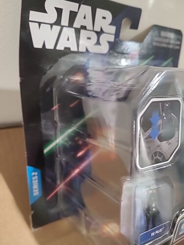 Neu Star Wars Micro Galaxy Squadron #0033 TIE Fighter (Kampfschaden) Serie 2 - Bild 4 von 7