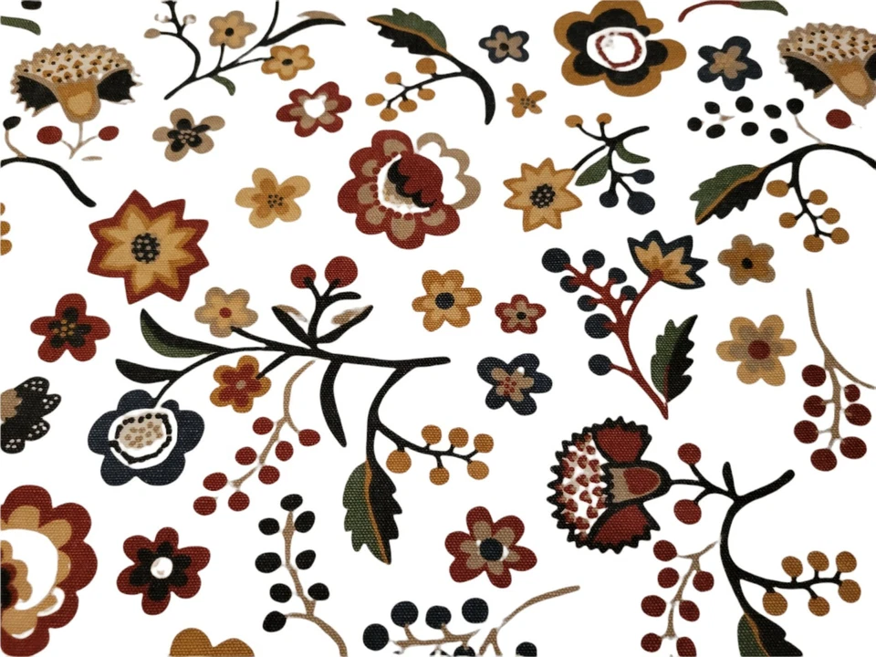 Floral Flowers Pillow Cover Zippered Case 19.5" X 19.5" - Image 2 of 2