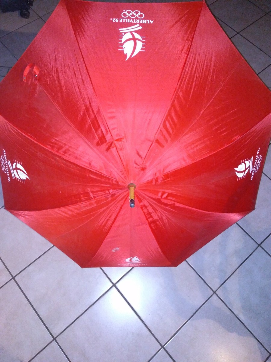 Ancien Parasol Pub Coca Cola JO Albertville 92 Collector Ds Son Jus Vintage