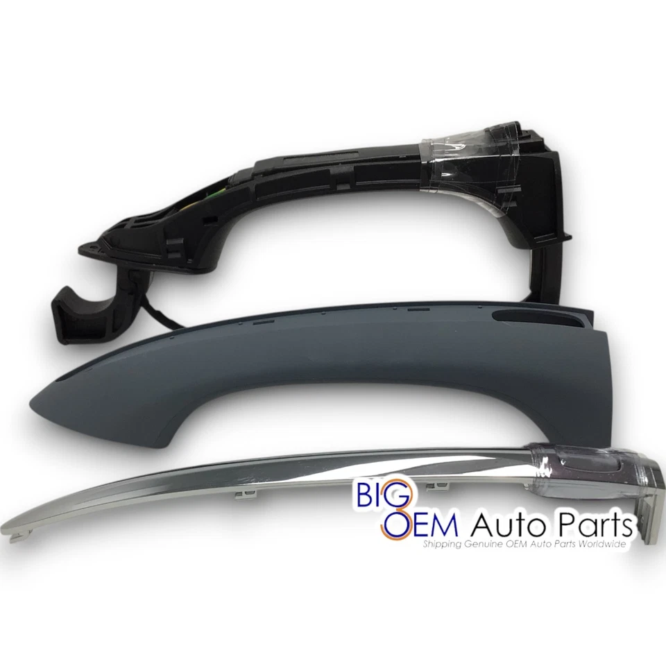 Chevrolet Buick conductor pasajero puerta delantera cromo manija kit nuevo OEM 13509606 Foto 4 de 4