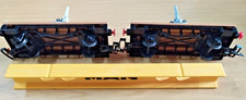 Playmobil Eisenbahn Waggon 2x Drehschemel Waggon 4109 mit 1x MAN Träger