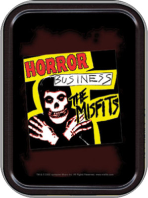 Misfits Horror Business Stash Tin Storage Container 4.37'' L x 3.5'' W x 1'' H