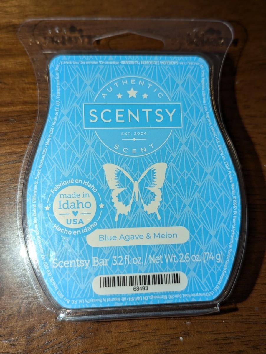 Scentsy - Blue Agave & Melon Wax Bar - "New" (B13)