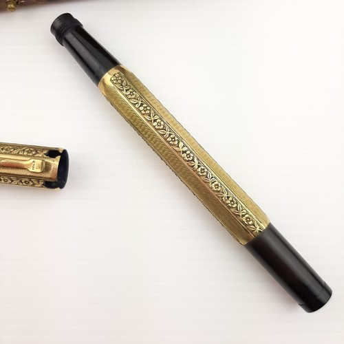 Antica penna per pennino in scatola originale oro 18K (manca il pennino) STAR - Picture 3 of 6