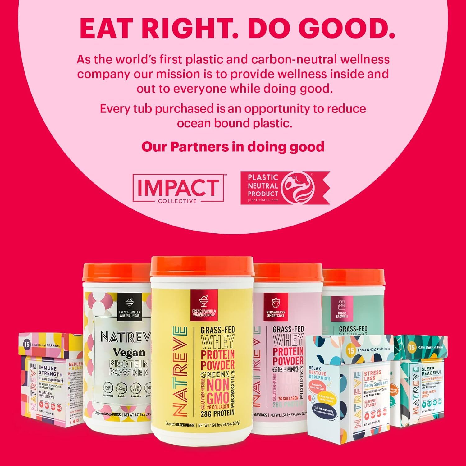 Natreve Whey Protein Powder 28g GrassFed Whey Protein with Amino Acids, Probi eBay