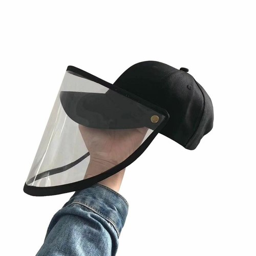 Detachable Protective Cap Shield Anti Spitting Saliva Cover Face Baseball Hat US - Picture 9 of 11