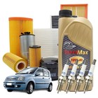 Kit Tagliando + 3lt Speed Max + 4 Candele Panda 169 312 1.2 Benzina 51 Kw 69 Cv