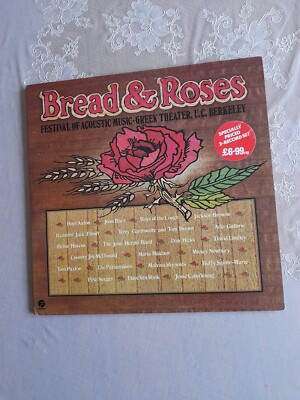 VARIOUS ARTISTS   Bread & Roses Live   12-inch double LP