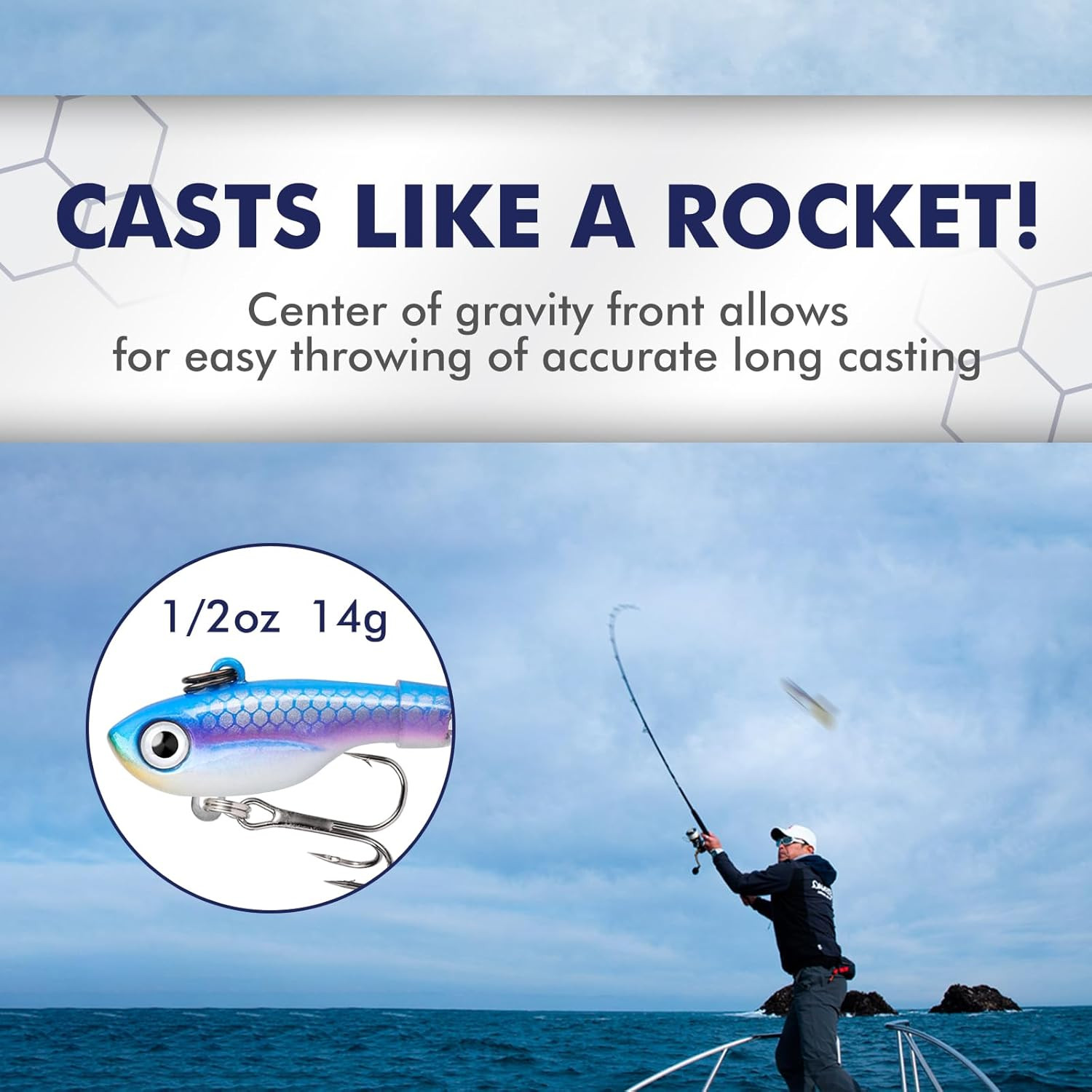 TRUSCEND Fishing Spinners Two-Way Spoons Rooster Tail Lures Bass Trout Walleye - Image 3