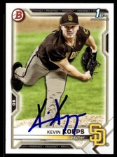 2021 Bowman Draft Baseball Kevin Kopps Auto San Diego Padres #BD-7 Signed