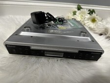 SYLVANIA SKCR2713 Under Counter CD Player with Clock Radio and Bluetooth Sil...