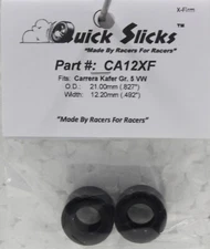QUICKSLICKS CA12XF SILICONE TIRES FOR CARRERA GROUP 5 VW 1/32 SLOT CAR PARTS