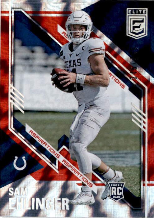 2021 Donruss Elite #170 Sam Ehlinger Red #/399 Indianapolis Colts