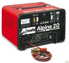 CARICABATTERIA CARICA ACCUMULATORI ALPINE 20 BOOST AUTO BARCA VAN 12/24V+ PINZE