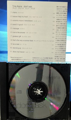 Tina Arena - Don't Ask (CD, 1995, Sony Music Entertainment Inc