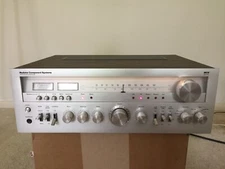 vintage MCS stereo receiver modular components systems amp aluminum watts