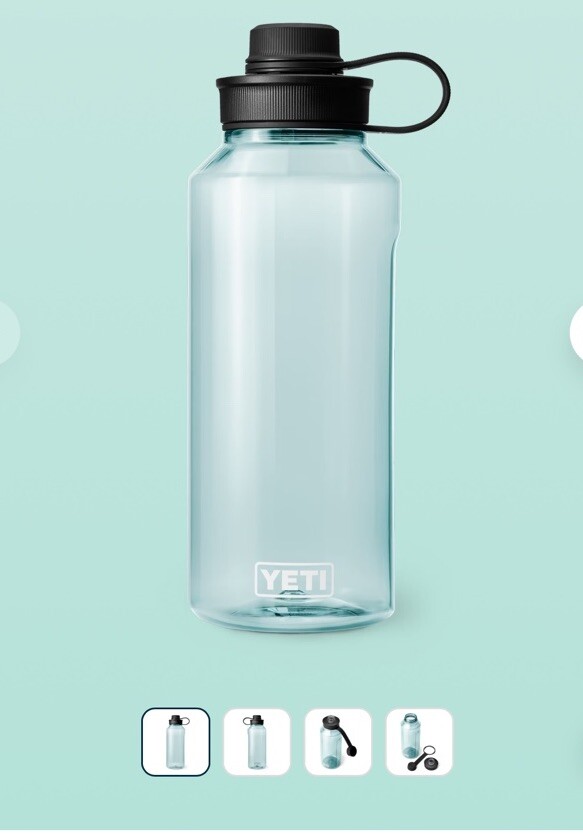 YETI 1.5L / 50 OZ YONDER WATER BOTTLE Clear Sea Foam | eBay