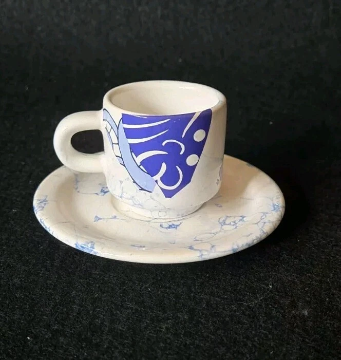 Conjunto de 6 xícaras e pires de café expresso Waechtersbach Espanha design moderno - Imagem 3 de 4