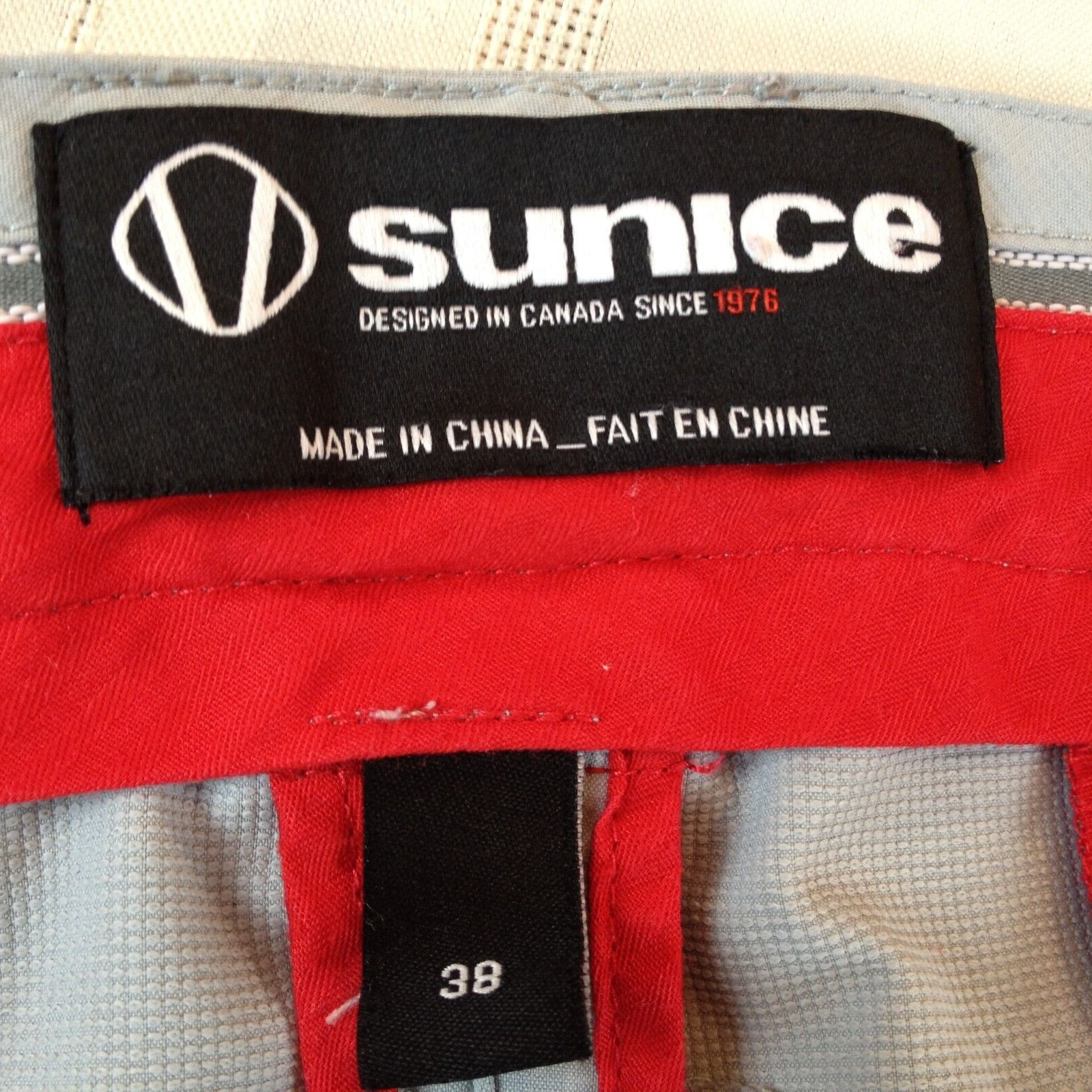 SUNICE Flat Front Gray Stretch Lightweight Bermud… - image 6