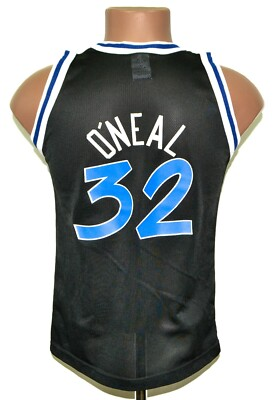 #ad NBA ORLANDO MAGIC BASKETBALL SHIRT CHAMPION O#x27;NEAL #32 SIZE L BOYS $37.62