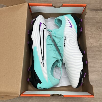 Nike Phantom GX Pro FG 'Huper Turquoise' Soccer Cleats Men's Sz 13