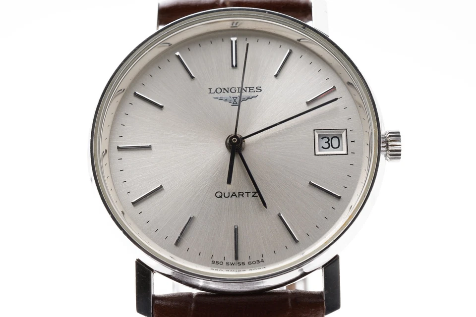 New Battery [N MINT] LONGINES Grand Classic L4.720.4 Date Quartz Men's Watch - Image 4 of 4