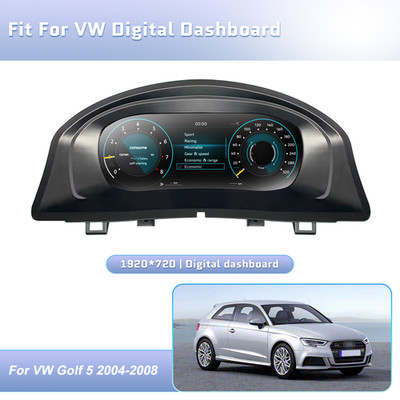 Car Nachrüstun Digital Tacho Kombiinstrument Cluster For VW Golf 5 MK5 2004-2008