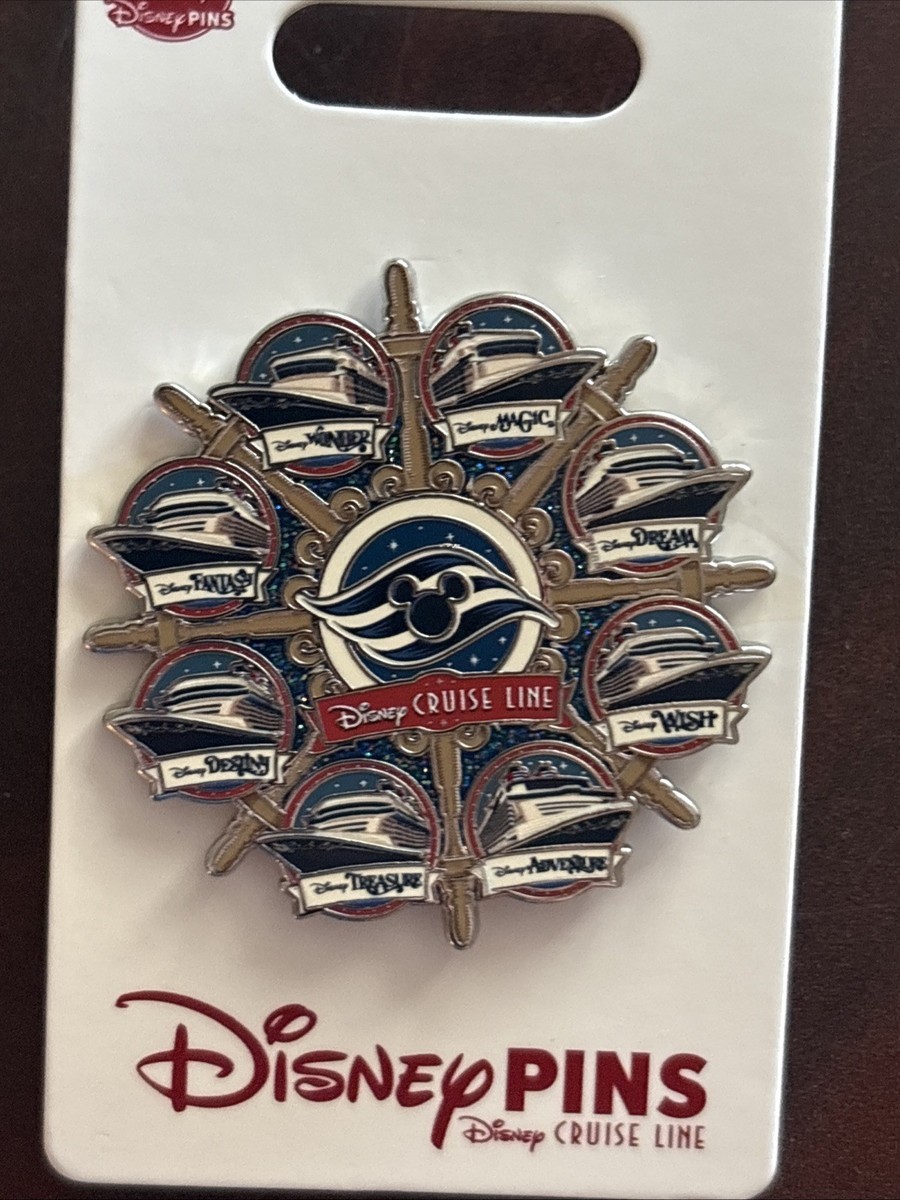 NEW! Disney Cruise Line Adventure trading Pin 2026 8 ship fleet In