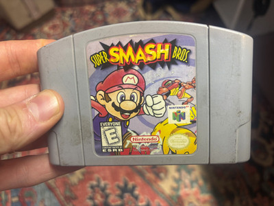 Nintendo 64 N64 Super Smash Bros. OEM Cartridge Authentic Tested Working