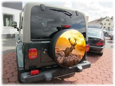 Spare wheel cover with custom image, text, photo, custom-made spare wheel cover