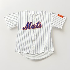 VINTAGE 1964 WORLDS FAIR Delta New York Mets MLB PROMO Baseball Jersey XL
