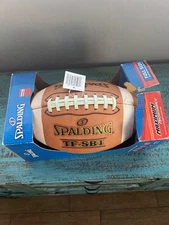  Full Size Spalding TF-SB1 Leather Football  Full Size New