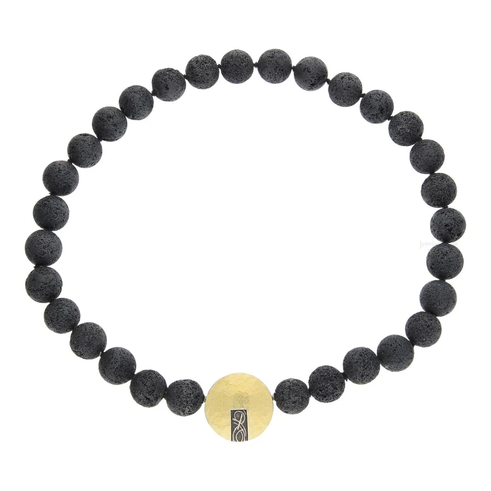 Korallenkette Set mit Lavasteinkette zum wechseln, Verschluss aus Handarbeit 925 - Bild 2 von 4