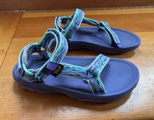 Teva Purple and Teal Hurricane Sandal Size 1 Youth Kids
