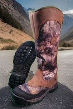 Rocky Lynx Waterproof Rear Zip Hunting Snake Boots, Mossy Oak Camo, US Men's 8.5