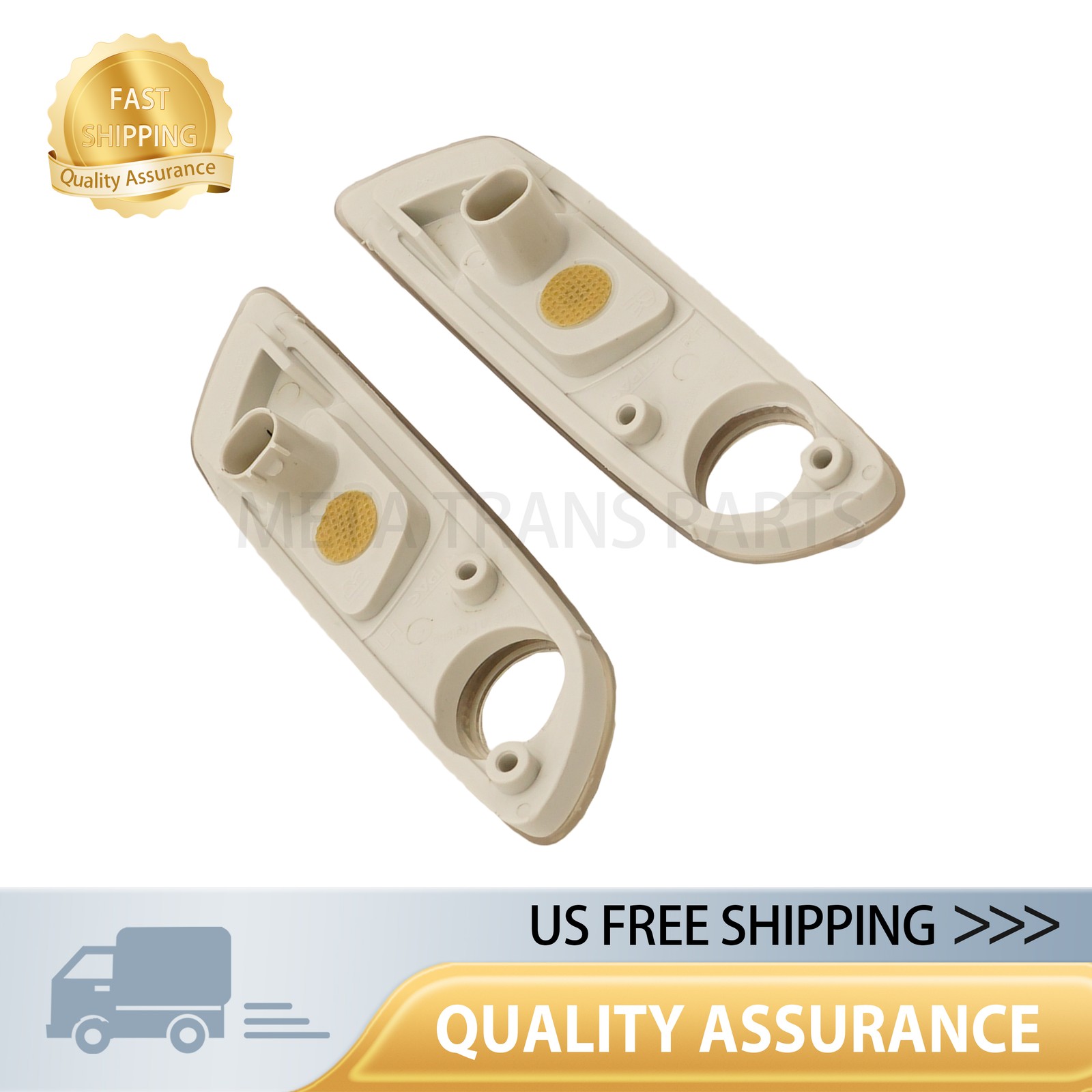 Pair Front Fender Side Marker Lights Fits 10-19 Rolls-Royce Ghost Wraith Dawn