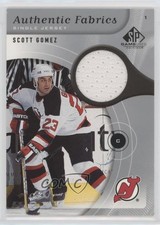 2005-06 SP Game Used Edition Authentic Fabrics Scott Gomez #AF-GO 1u6