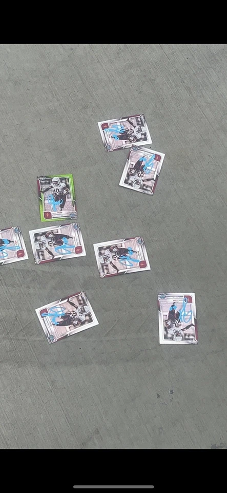 JORDYN TYSON AUTO PROOF 2025 BOWMAN CROMO FÚTBOL UNIVERSITARIO RC Firmado 1er Foto 2 de 2