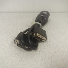 4ft 15 Pin Serial Port Cable, Male to Male - Black