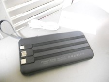 Multi-Device Power Bank with Built-in Cables Fast Charging Ideal for Travel