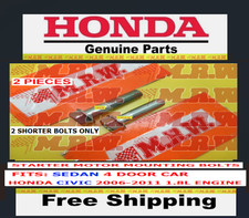 STARTER MOTOR 1.8L ENGINE SHORT BOLT oem HONDA CIVIC 4DR SEDAN 06 07 08 09 10 11
