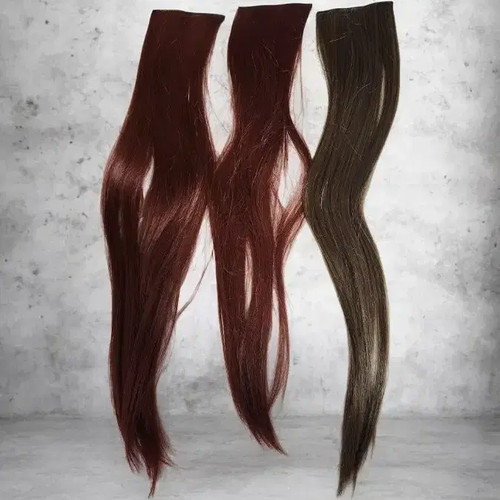 3-Piece Clip-On Two-Tone Hair Pieces New Official