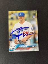 Kyle Farmer Signed 2018 Topps #485 Rookie Card Los Angeles Dodgers Autograph COA. rookie card picture