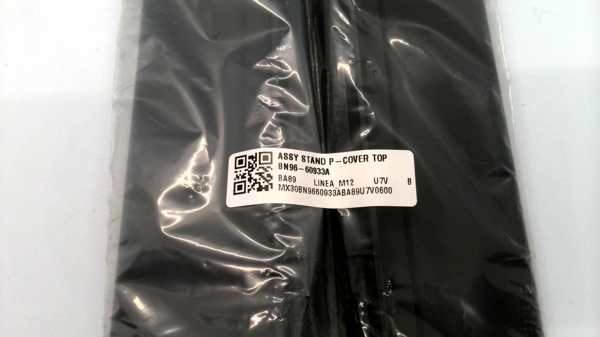 B.　904060ブラックカラー　側面左アクリル Genuine OEM Samsung BN96-60933A TV Stand/Base Legs - QN75LS03FWF